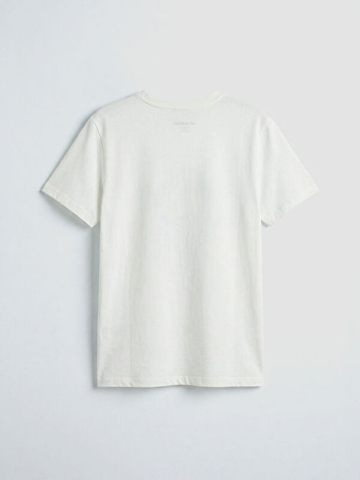 Bisiklet Yaka Bask?l? Erkek ?ocuk Ti??rt