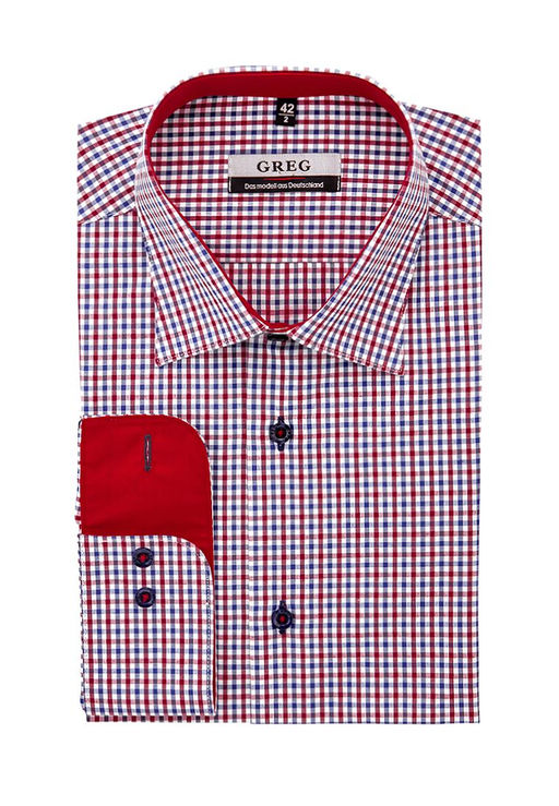 Сорочка мужская длинный рукав GREG 164/319/490/Z/1  фото 2