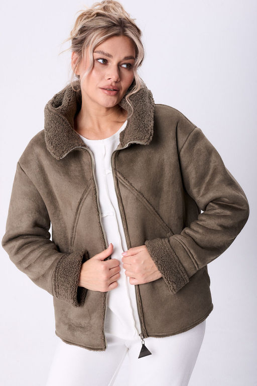 Дубленка Diamant 2121 олива