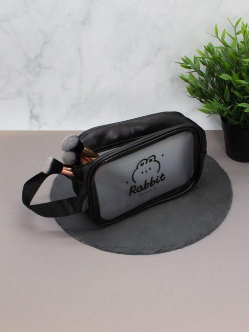 Косметичка "Rabbit", black (14х20х9,5 см)