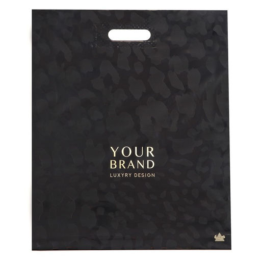 Цена за 50 шт. Пакет «Премиальный», полиэтиленовый с вырубной ручкой, 38×45 см, 60 мкм