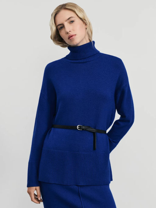 Джемпер из вискозы с разрезами по бокам / Zarina  фото 3