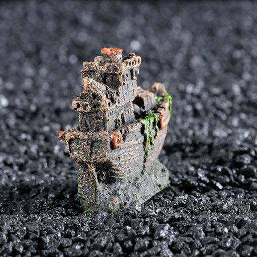 Аквариумный декор Корабль малый, 7,5 х 5,3 х 2,5 см - Simaland фото 3