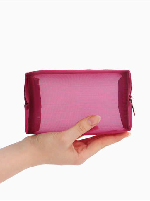 Косметичка дор Сетка 18*7,5*10, отд на молнии, бордовый