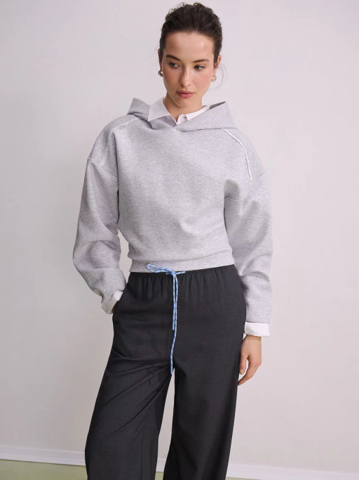 Худи с хлопком в составе / Zarina  фото 7