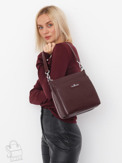 Сумка женская кожаная 2378Y dai purple Polina&Eiterou