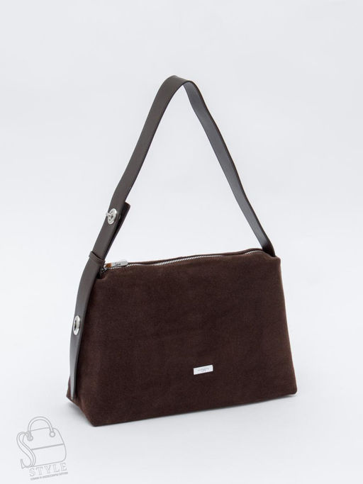 Сумка женская кожаная 8017SMS coffee Velina Fabbiano-Safenta