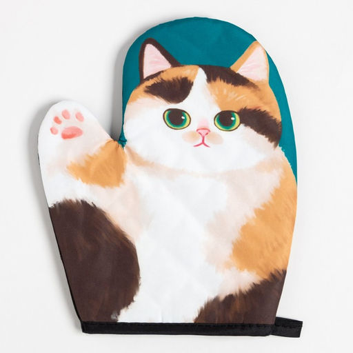 Варежка Доляна Котики Василий 24*18 см, 100% п/э  фото 2