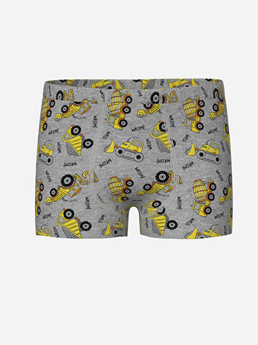 Bask?l? Erkek ?ocuk Boxer 3l? - Waikiki фото 3