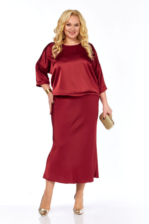 Костюм Элль стиль 2449/1 бордо