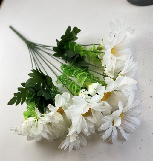 Букет искусственных цветов Buro Ромашки 11 веточек высота 50 см  фото 4