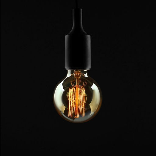 Лампа накаливания винтажная «Шар», G80, 60 Вт, Е27, 230 В, 120×80 мм, теплый белый