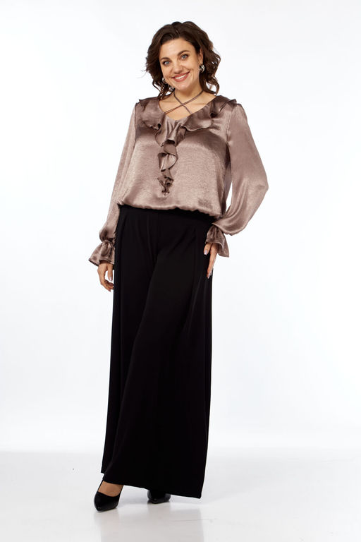 Блуза Olga Style С889 капучино