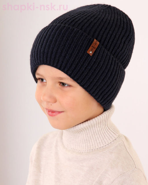 19-57-L Колпак для мальчика флис (54-56)