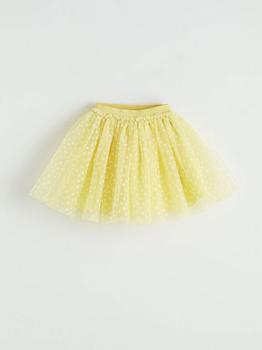 Desenli K?z ?ocuk T?t? Etek