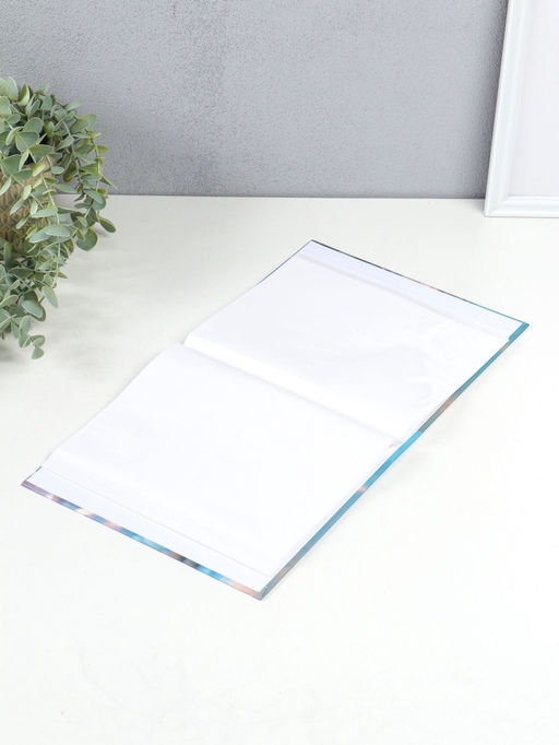 Фотоальбом на 80 фото 10х15 см "Мальчик в клетчатой рубашке с мишкой" в коробке 5х19х22,8 см   10962