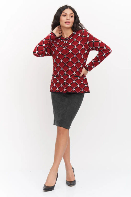 ЗЛАТА Жакет М 3171/красный