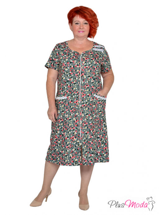 Халат Модель №1741 размеры 44-84 - Plusmoda фото 6