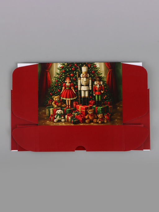 Коробка подарочная, самосборная «Тепла в новом году»,30.7×22×9.5 см