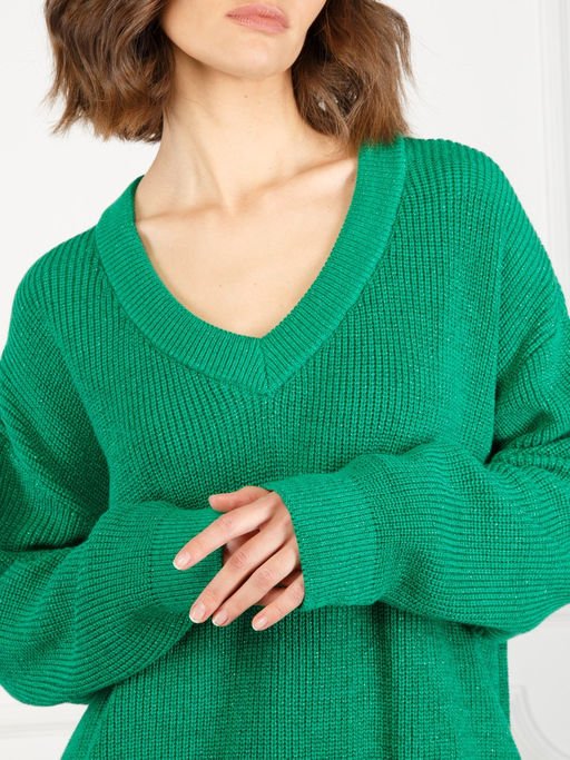 Джемпер женский ZZ-07007 green/black