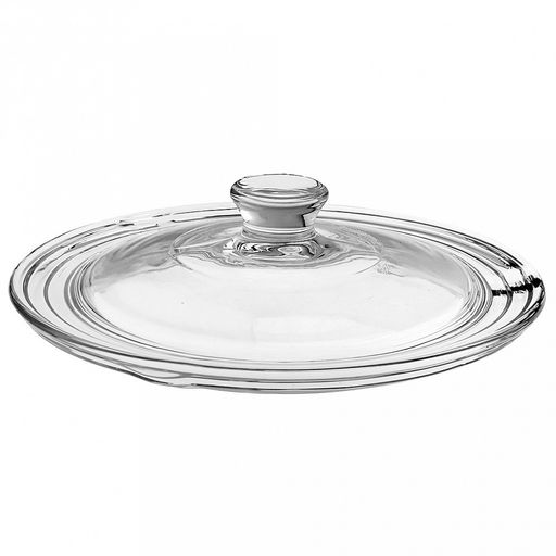 "Боркам (Borcam)" Крышка стеклянная жаропрочная д18-20-22см, д22см, h5см, стеклянная ручка, Pasabahce (Турция)