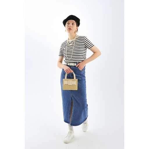 Сумка-тоут на молнии, длинная цепь, цвет бежевый - Simaland фото 4