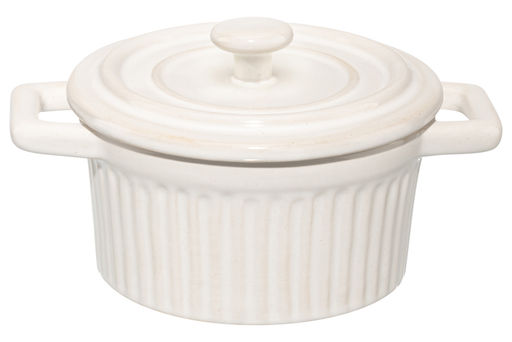 Форма для запекания с крышкой 200 мл 14.3*10.3*8.2 см Традиция круглая молочный белый - Elan gallery фото 9