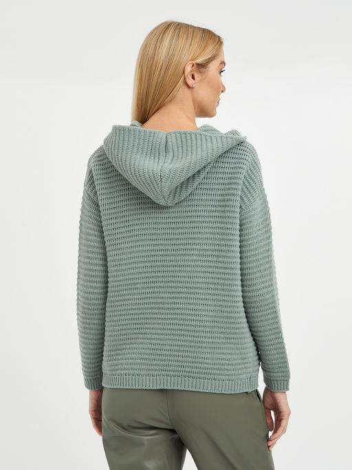 кардиган женский на пуговицах с капюшоном - Glenfield фото 6