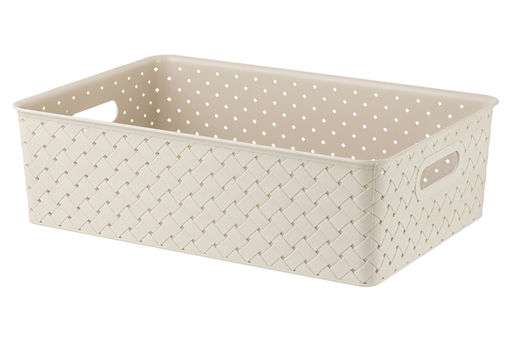 Корзинка с крышкой 7,5 л 35*24,5*10,5 см Береста латте (модель 5221/20) - Elan gallery фото 4