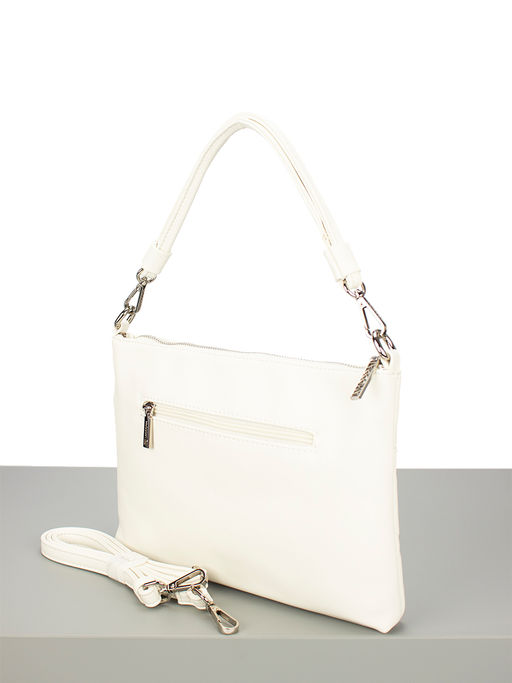 LACCOMA сумка Майя-Ф826-белый эко кожа хлопок фото 3