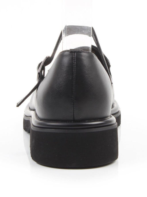 06-DLG05-1 BLACK Туфли женские (натуральная кожа)