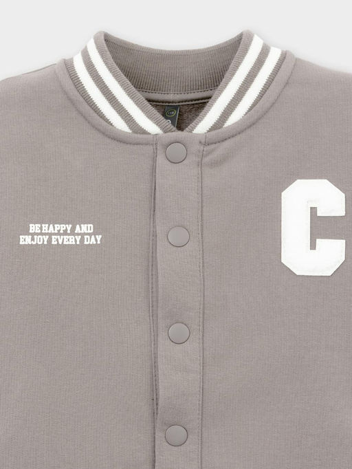 КР 302678/коричневый жакет (бомбер) для мал