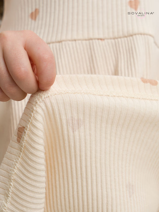 Платье Лето лапша кофейные сердечки