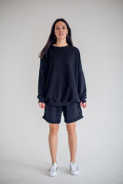 ткань джульетта, Костюм, черный - Knitka wear фото 3