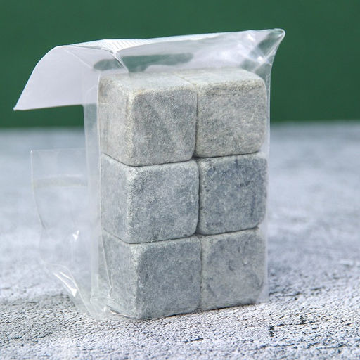 Мужской набор Настоящему мужчине: стакан 250 мл. х 2 шт., камни для виски 6 шт., арахис в шоколадной глазури, трюфель со вкусом коньяка 90 г. - Фабрика счастья фото 5