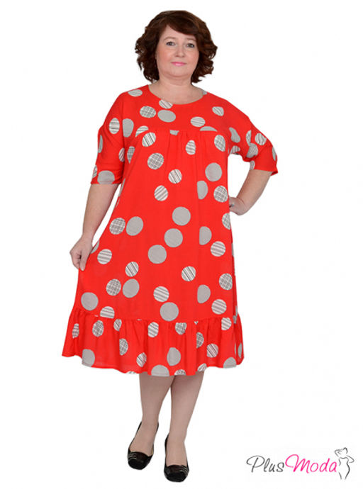 Платье Модель №632 размеры 44-84 - Plusmoda фото 8