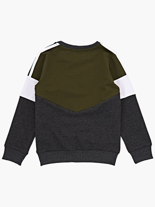 Толстовка для мальчика UD 2933 хаки - Mini maxi фото 4