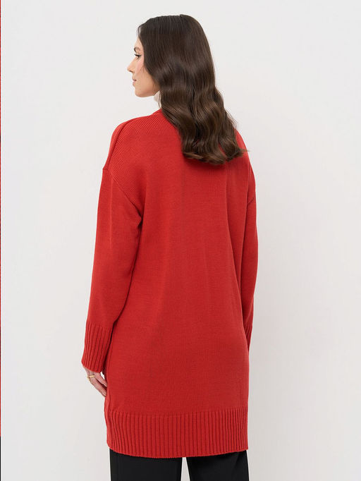 Кардиган женский 5252-1802. 2500140 Аврора red