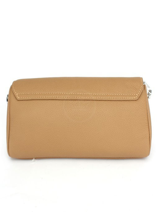 Сумка женская натуральная кожа GU 2066-7176, 1отд, плечевой ремень, тем.бежевый SALE 261177 - Adelia фото 2
