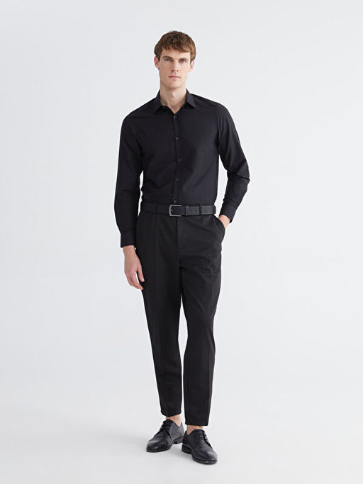 Slim Fit Uzun Kollu Erkek G?mlek