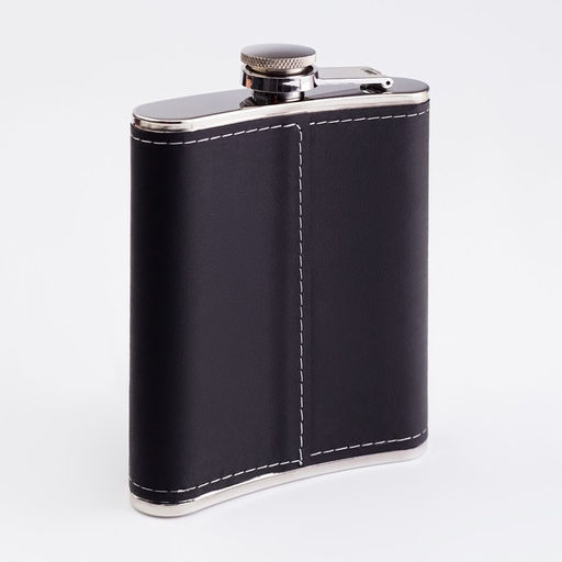 Подарочный набор 4 в 1: фляжка 240 мл, 2 стопки, воронка, черный - Simaland фото 3