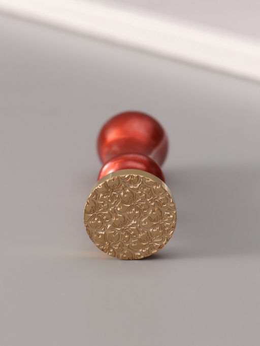 Печать для сургуча с пластиковой ручкой Цветочки, 6.3?2.5?2.5 см