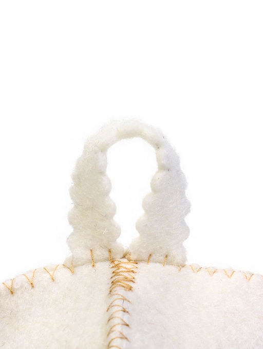 Шапка для бани и сауны Русская баня, полушерсть