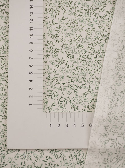 Перкаль "Алисана" цв.зеленый, ш.1.5м, хлопок-100%, 100гр/м.кв