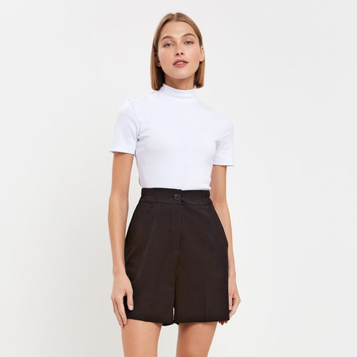 Футболка женская MINAKU SLIM FIT: цвет белый, р-р 48