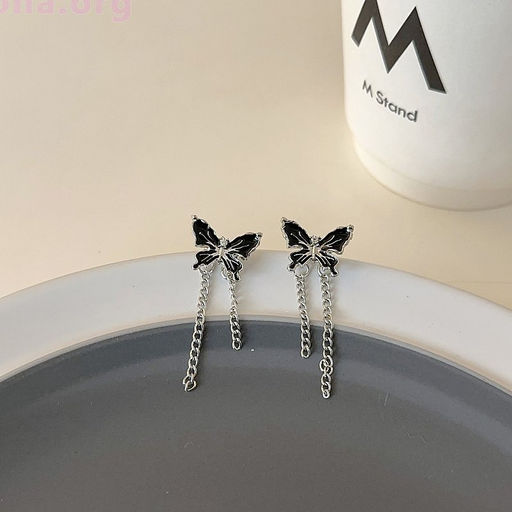 Серьги Black butterfly - Купи слона фото 2