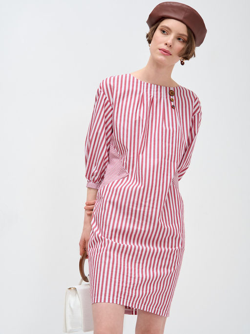 Платье с декоративными паговицами OD-272-2