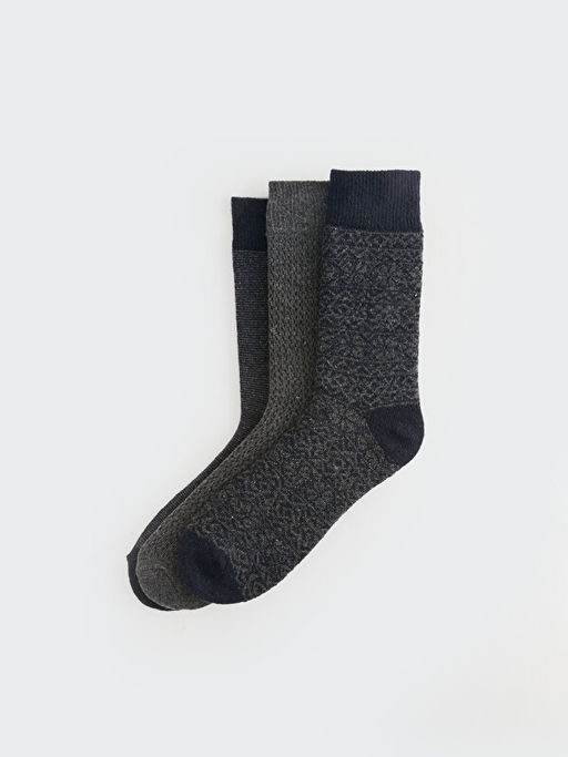 Desenli Erkek Soket ?orap 3l? - Waikiki фото 2