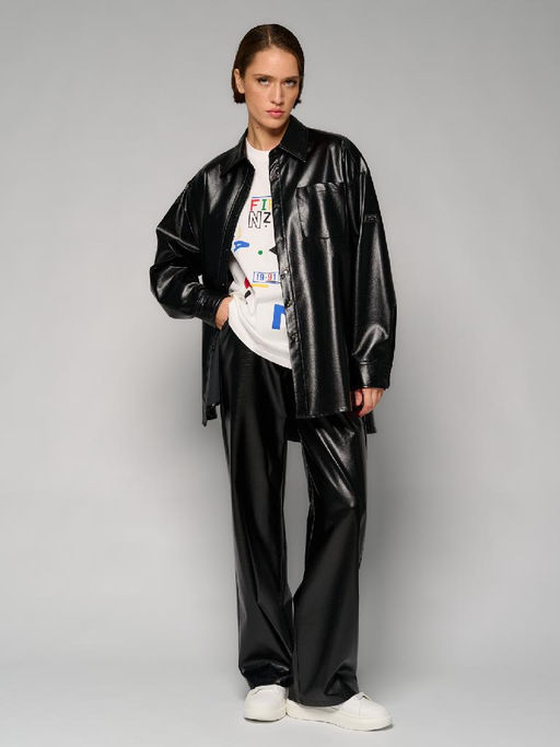 Рубашка женская 12411-33047 black - Eleganzza фото 3