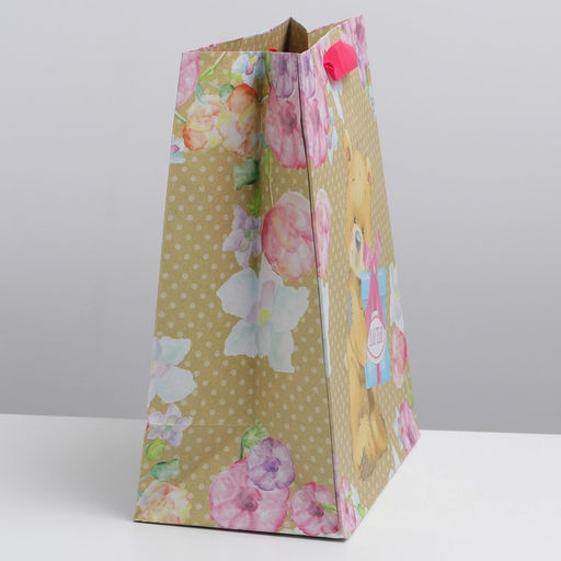 Цена за 2 шт. Пакет подарочный крафтовый, упаковка, Для тебя!, ML 23?27?11.5 см